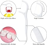 Smilcloud 200 Pcs Dental Floss Stick Teeth Picks Interdental Cleaners view 3