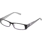 Select-A-Vision Dog Bone Rectangular Reading Glasses w/Paw & Bone Design, Blue, +2.00