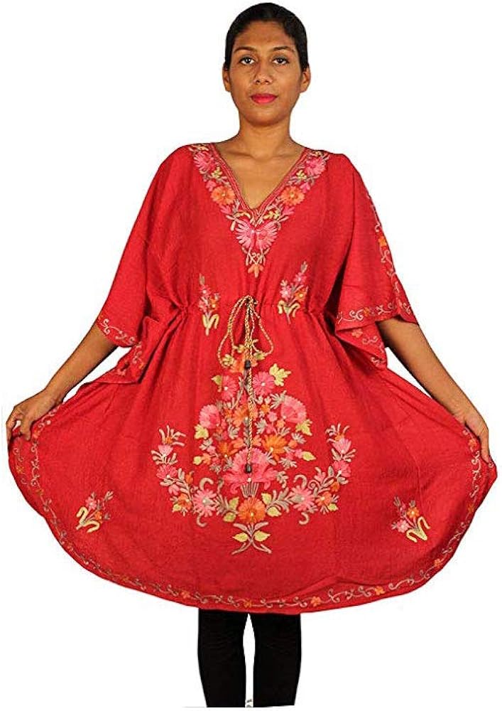 kashmiri kaftan dress