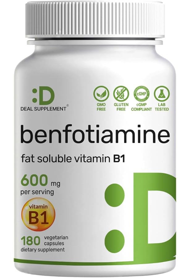 Benfotiamina 300mg Regula Azúcar En La Sangre (90) Americano - Foto 5