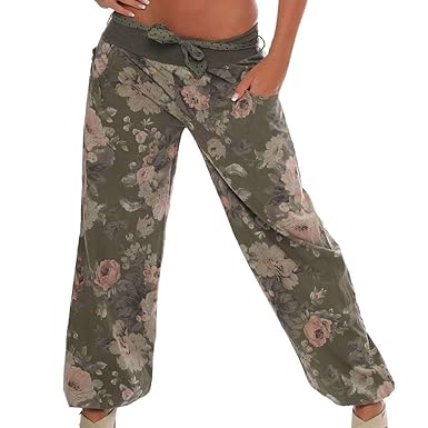 Pantalones Harem Mujer Bloomers Pierna Con Moda Sueltos Ancha