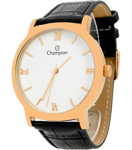 Relógio Champion Masculino Ref: Cn20677x Social Dourado : Amazon