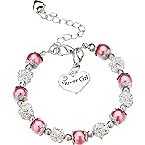 OFGOT7 Flower Girl Bracelet Wedding Party Charm