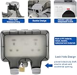 Anesty Outdoor Socket 6m Extension Lead 2 Gang IP66 Waterproof Sockets view 3