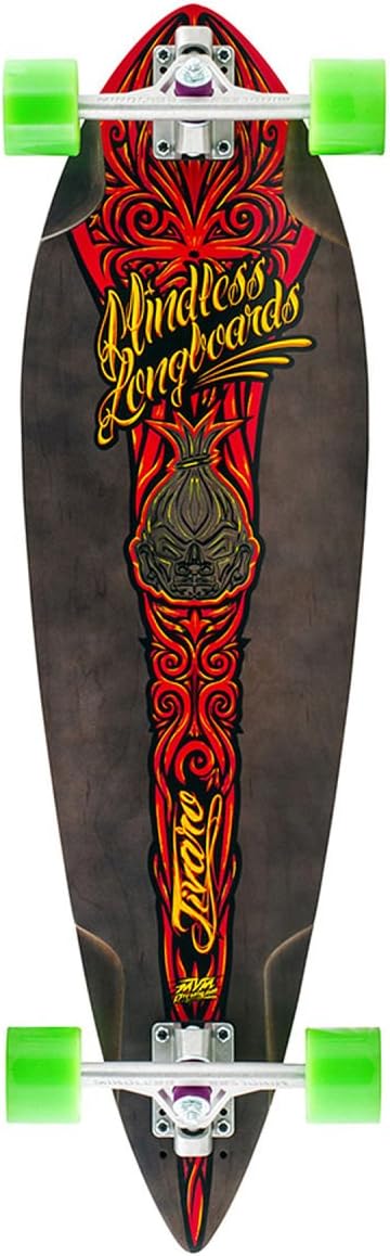 Mindless Voodoo Jivaro Longboard Complete Red Length:33.85 Inches