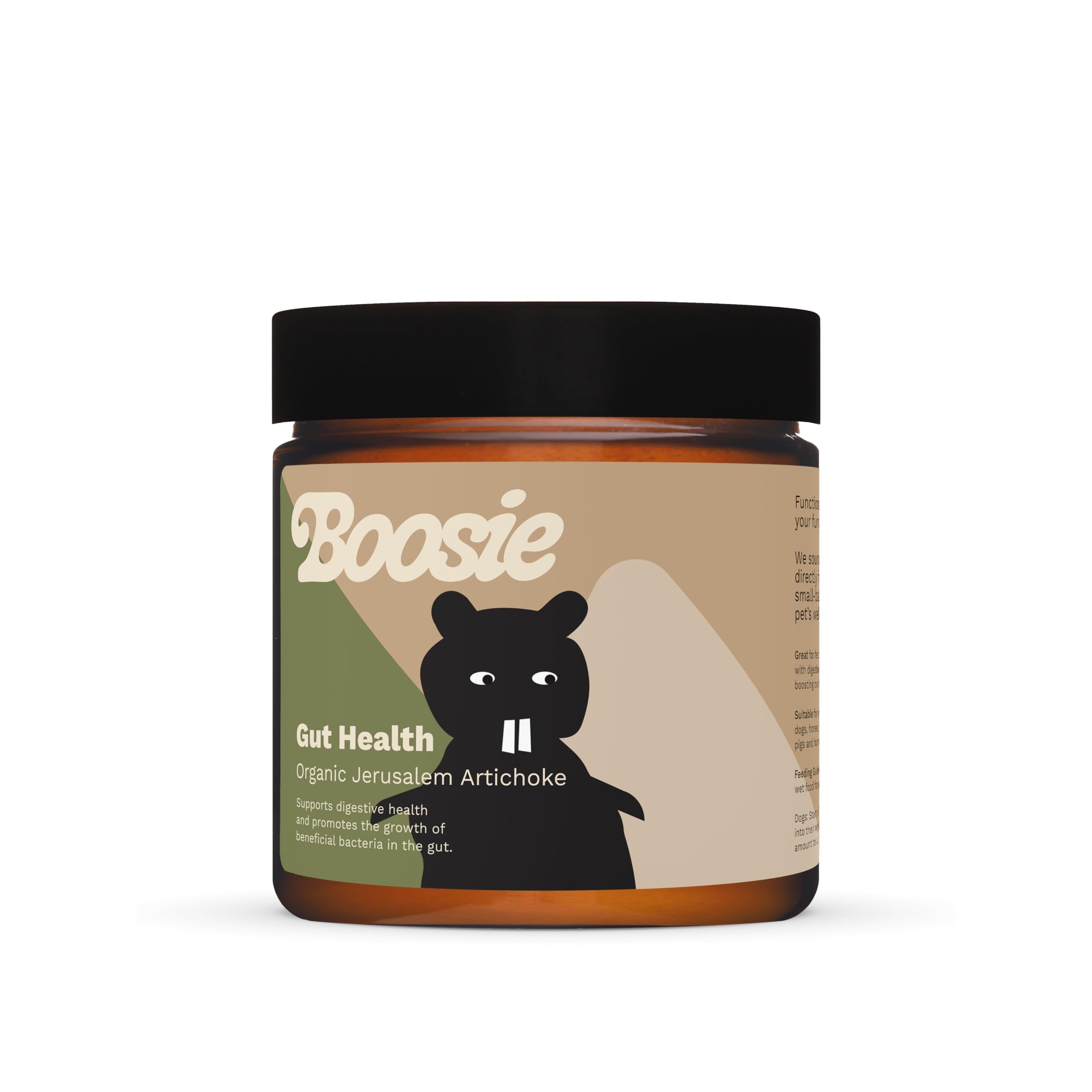 Boosie Organic Prebiotic Powder for Dogs and Cats - Gut Health and Immunity Support - 100% Natural without Additives or Preservatives - Pet Nutrition