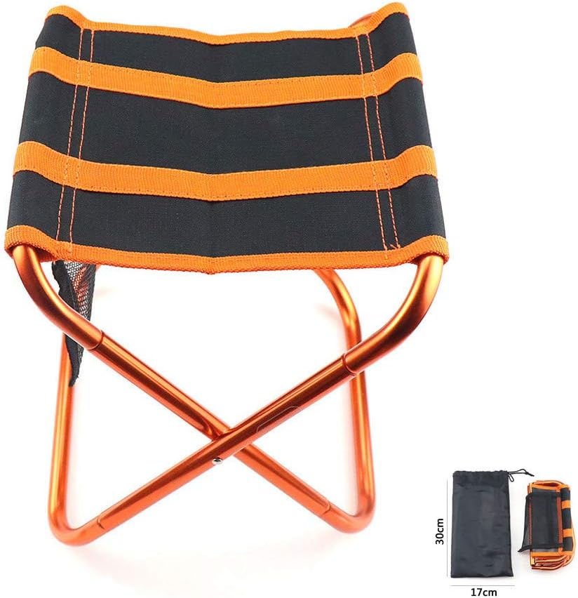 Mini Silla de Camping Plegable y portátil, Taburete de Camping Ligero