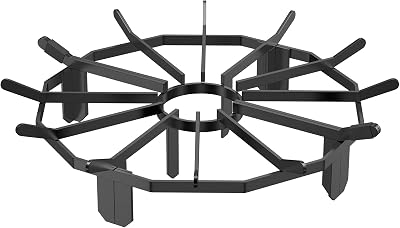 VEVOR 27 Inch Heavy Duty Log Grate Firewood Burning Rack Holder Steel Legs