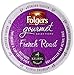 Folgers French Roast Coffee, Medium Dark Roast, K-Cup Pods for Keurig K-Cup Brewers, 12-Count (Pack of 6)