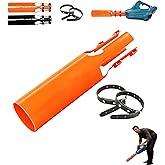 Leaf Blower Air Booster,Universal Leaf Blower Nozzle Attachment – Cordless Air Booster for 2-4 Inch Blower Tubes, Effortless Installation Airflow Accelerator for Yard Cleanup