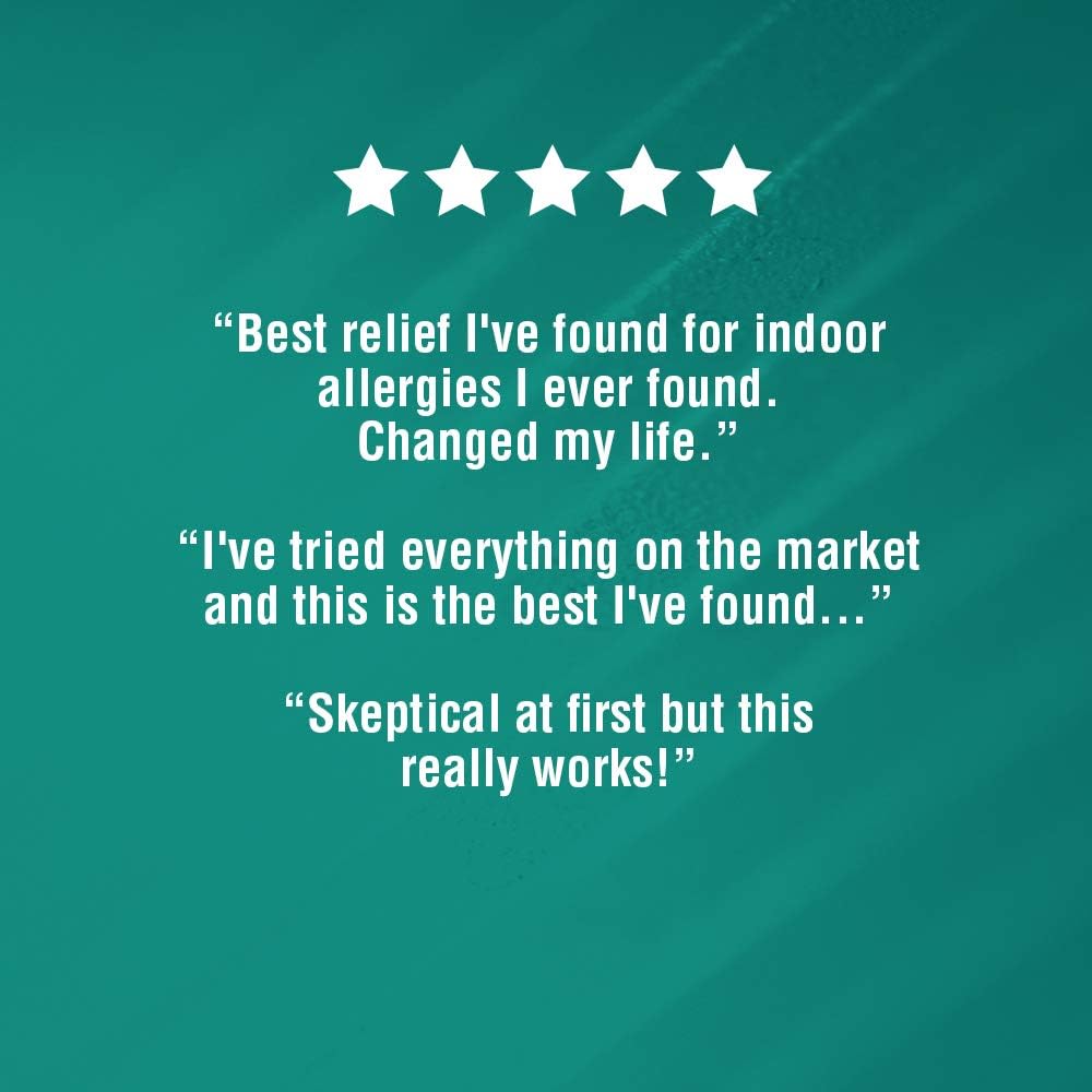 bioAllers Indoor Allergy Homeopathic Treatment for Sneezing & Congestion, Itchy Eyes & Headache Relief | 60 Tablets : Allergy Medications : Grocery & Gourmet Food