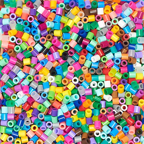 Perler Beads Bulk Assorted Multicolor Fuse Beads for Kids Crafts, 22000