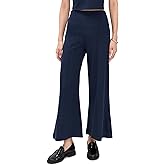 Ripley Rader Women's Ponte Knit Cropped Wide Leg Pants