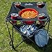 Camerons Products Tailgating Table- Collapsible Folding Camping Table with Insulated Cooler, Food Basket and Travel Bag for Barbecue, Picnic & Tailgate (Renewed)thumb 4