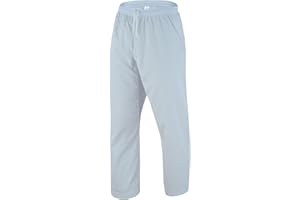 TRUESAGAUSA TRUESAGA - Solid Color Regular Karate Pants 8 Oz Cotton-Poly Light Weight Unisex