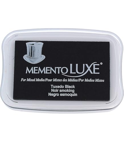 Inchiostro Colorante Memento Nero Tuxedo - Per Timbratura E Artigianato - Foto 2