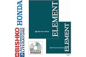 bishko automotive literature - Shop Service Repair Manual CD w/ETM & 4WD Engine Electrical for The 2003 Honda Element