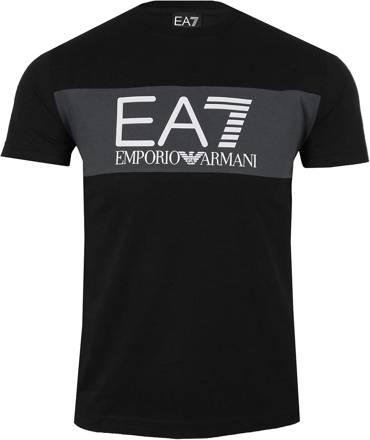 Emporio Armani Mens EA7 6ZPT20 Tee Shirt in Black (Small) Amazon.co.uk