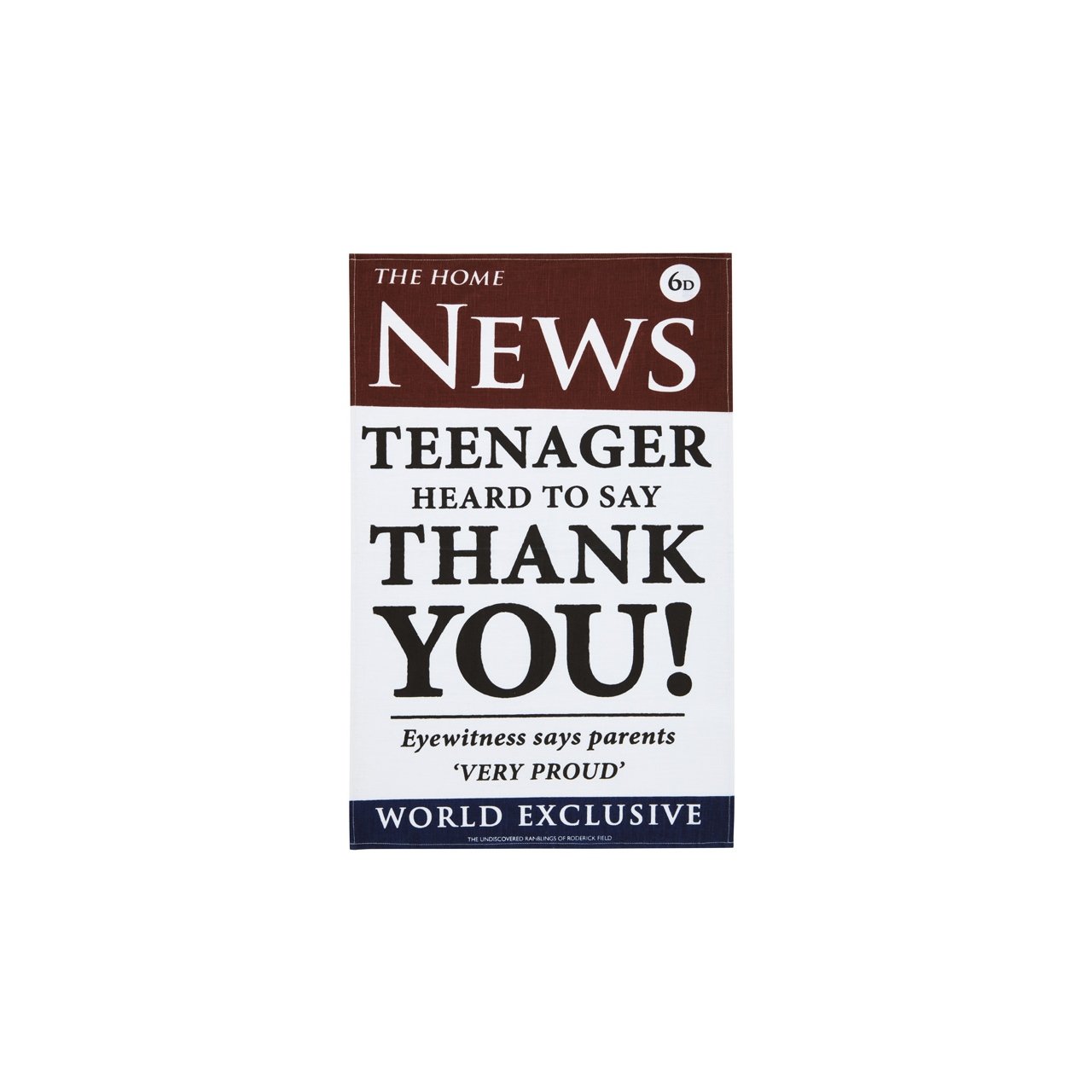 News Teen Linen Tea Towel