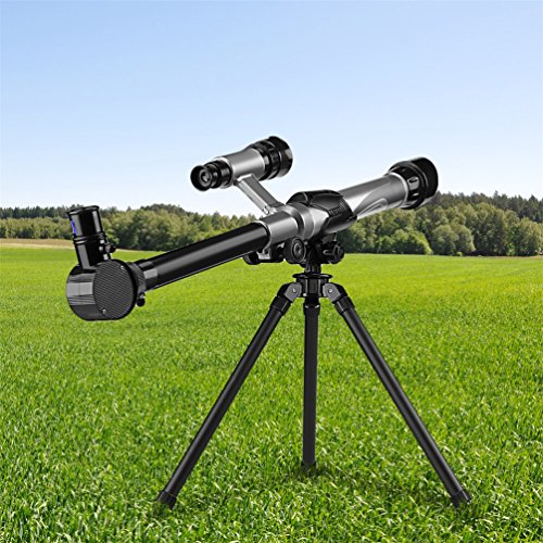 Telescope for kids，IOQSOF Nature Exploration Toys,Tripod,High-Definition Telescope Educational Toy for Kids，Light，Stable，Cool Easy to Use - Thumbnail 2
