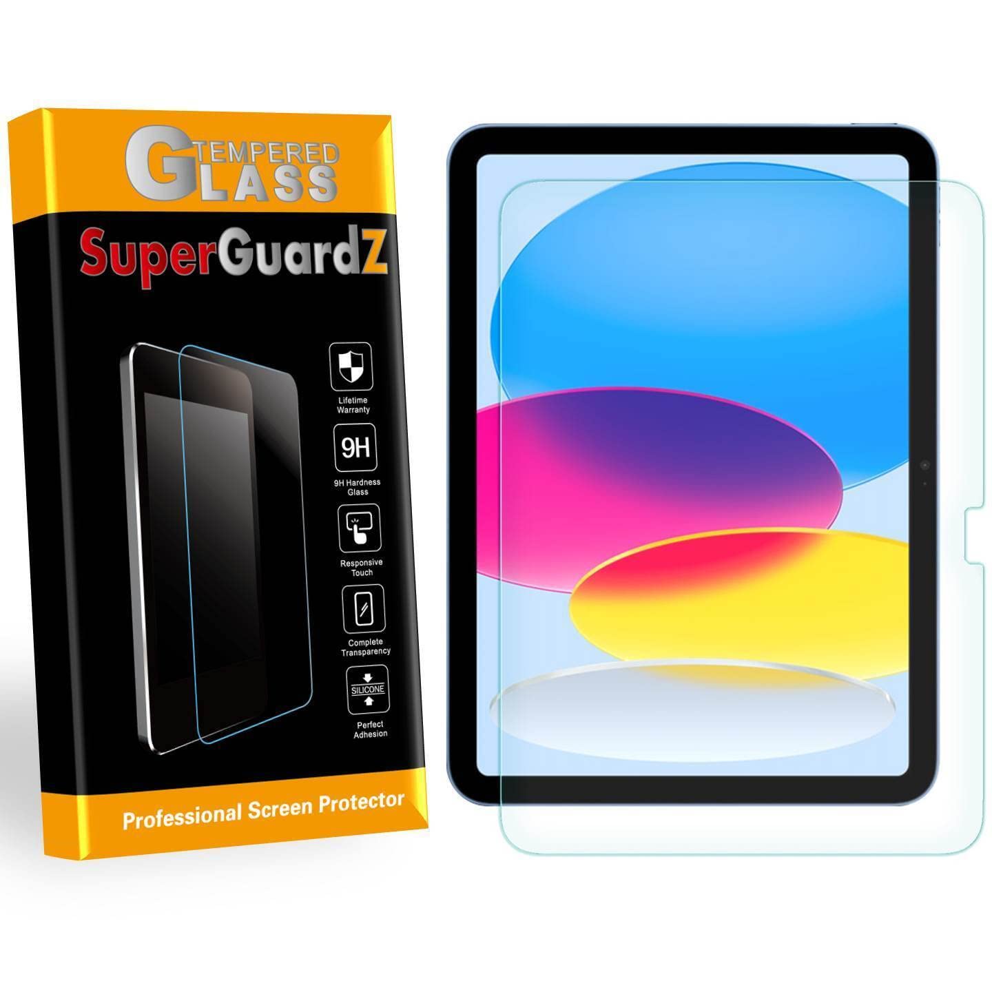 Photo 1 of SuperGuardZ [2-PACK] For iPad 10.9 inch (11th Gen, 2025) / iPad 10.9 inch (10th Gen, 2022) Screen Protector Tempered Glass Anti Blue Light, Eye Protection, HD Clear, Anti-Scratch, Anti-Shock