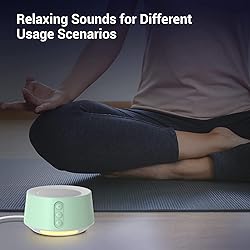BGOVERSS White Noise Sound Machine with 14 Soothing