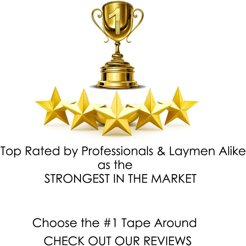 Sugarman Creations Strongest Double Sided Carpet Tape-[2-Inch-by-40-Yard, 120 feet!-2X More!]- 5 Stars Professional Grade, Industrial Strength, Heavy Duty Rug Tape.Top Rated Carpet Underlayment Adhesive - - 