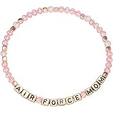 Kivosliviz Military Mom Bracelet Gifts for Women Air Force Jewelry Air Force Mom Gift