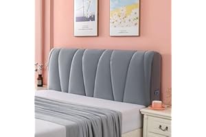 FIBITA Headboard Covers Slipcover,Velvet Thicken Bed Headboard Cover for Full Queen Cal King Size, Dustproof Protector Cover (Color : H, Size : 160cm/63in)