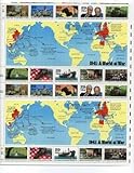 1941 WWII A World At War Collectible 29 Cent Stamp Sheet