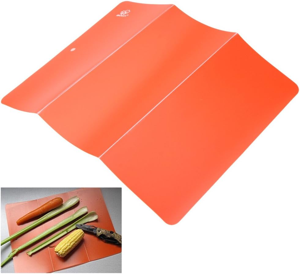 Artans(TM)1PC Folding Ultra-light PP Plastic Cutting Board Portable Outdoor Camping Kitchen Chopping Board Kitchen Accessory