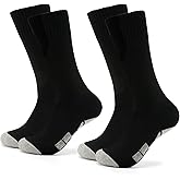 Dirk Soccer Socks for Men Women Anti-Slip Athletic Sports Knee High Socks, 2 Pair/White, Medium