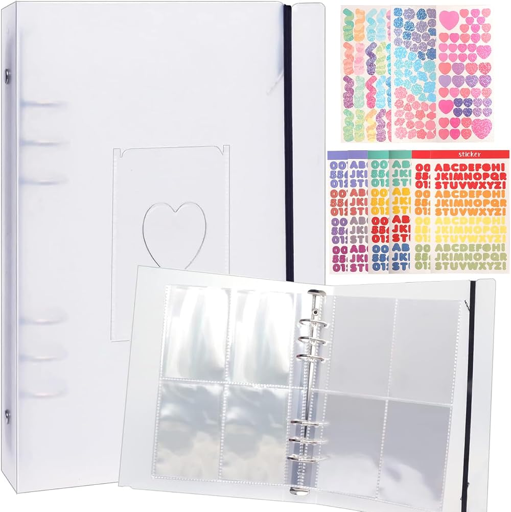 Longan Craft Kpop Photocard Binder A5 Ring Binder 160 Pockets 6 Rings