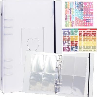Longan Craft Kpop Photocard Binder A5 Ring Binder 160 Pockets 6 Rings