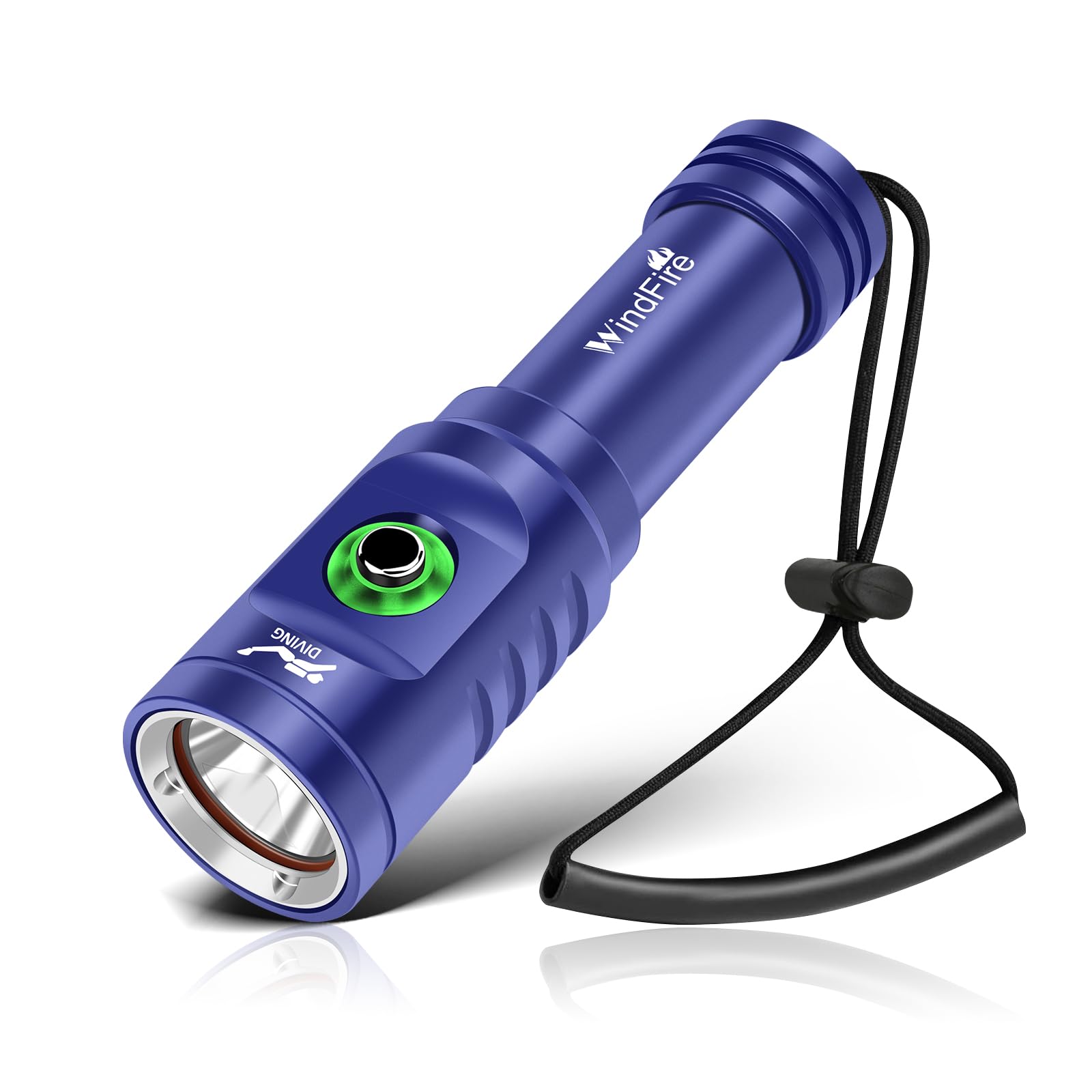 WINDFIRE TS08 Scuba Diving Flashlight, Super Bright