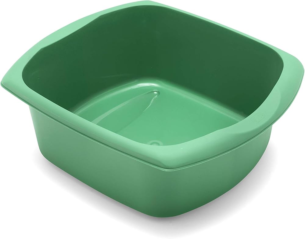Addis Large Rectangular Washing Up Bowl Jade Green 9.5 Litre