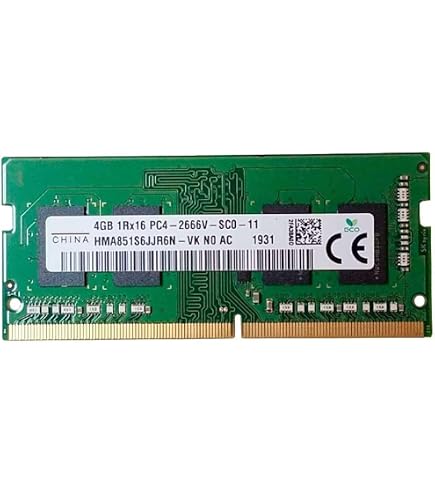 SK Hynix 4GB DDR4 2666MHz SODIMM Memory Module at Amazon.com