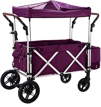 poussette double chariot