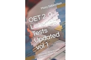 OET 2. 0 Listening Tests Updated vol 1: Listening : 10 tests with links and answer key