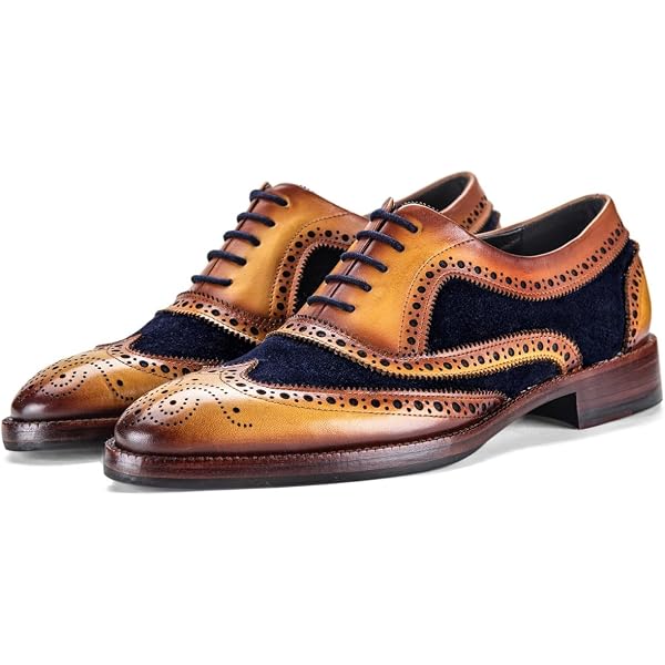 Amazon.com | Carlos Santana Pedro Wholecut Oxford for Men  display picture 3