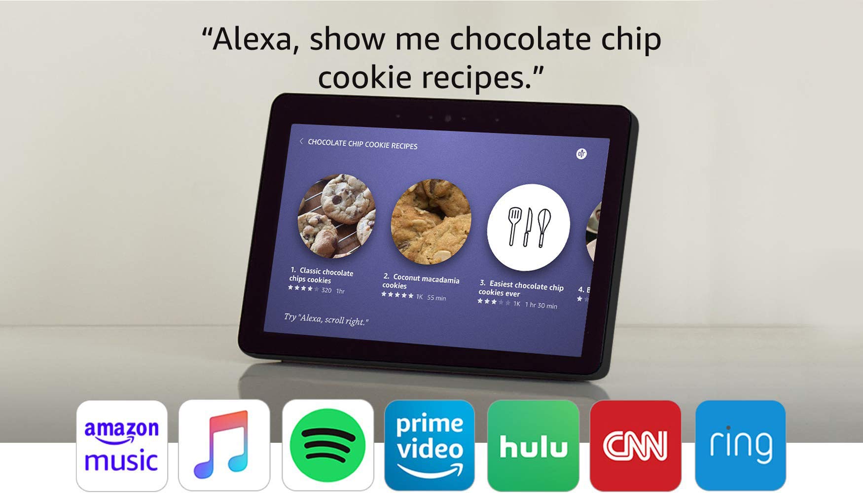 Voice Control Echo Show (2nd Gen) – Premium sound and a vibrant 10.1″ HD screen – Charcoal Voice Control Echo Show (2nd Gen) – Premium sound and a vibrant 10.1″ HD screen – Charcoal