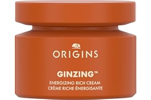 Origins GinZing Energizing Rich Cream | Face Moisturizer for Dry Skin with Niacinamide, Caffeine, & Ginseng, 1.7 Fl Oz