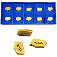 GBJ 10pcs SP200 GTN-2 Grooving Cut-Off Carbide Inserts for SPB26-2 SPB32-2 Blade Grooving Slotting Tool Cut Off Plate Tool (10pcs SP200)