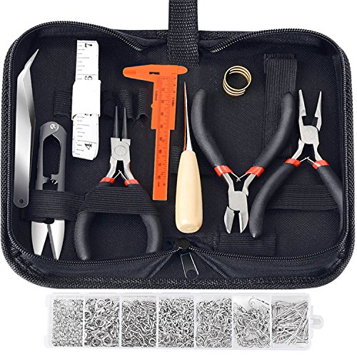 Paxcoo jewelry making supplies with 11 pcs jewelry repa…