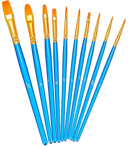 TAMIYA High Finish Standard Brush Set - 3-Piece Paint Brushes For Modeling & Detailing