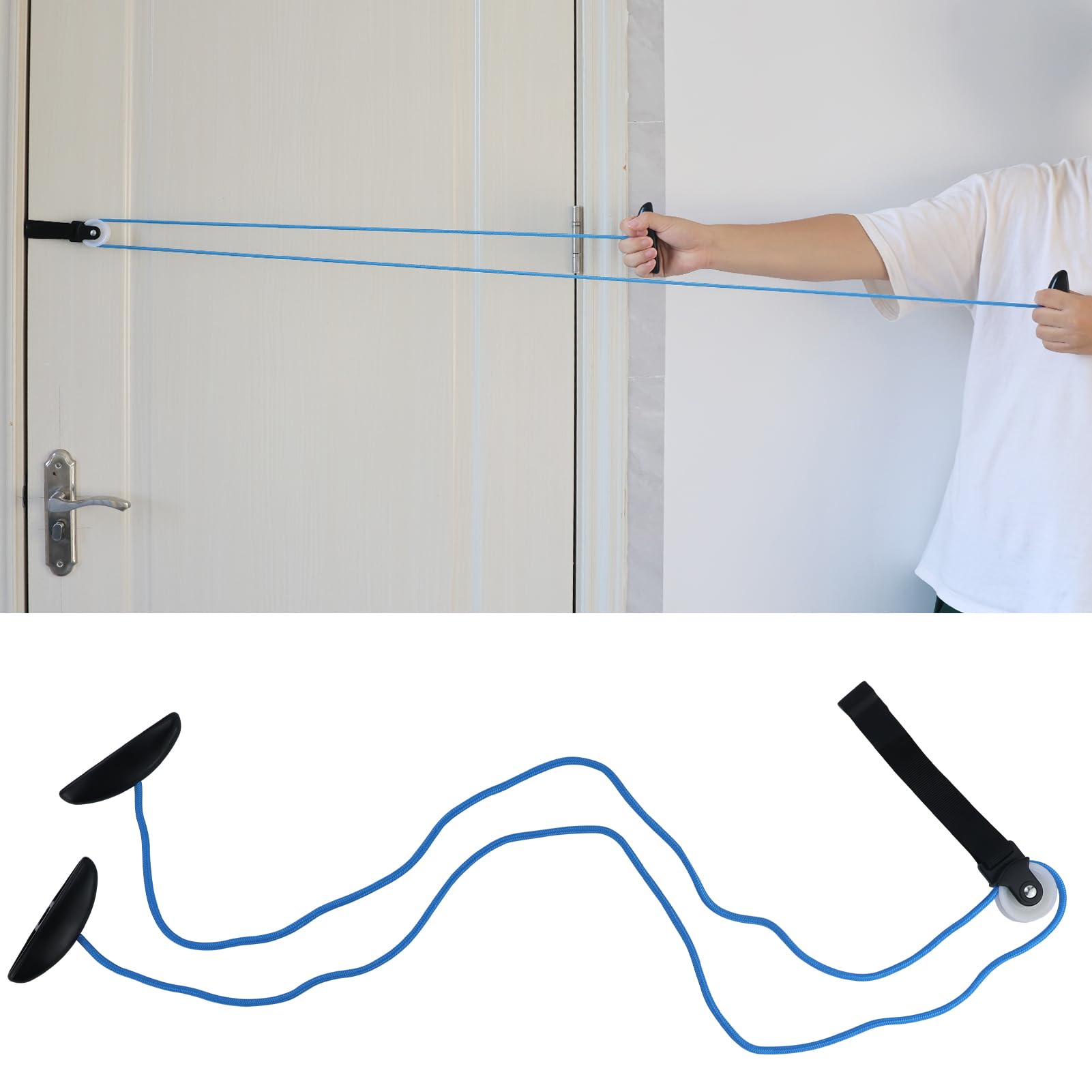 Pulleys for Shoulder Rehab Over Door,Shoulder Pulley for Physical Therapy,Helps Promote Recovery from Surgery and Shoulder Pain Relief