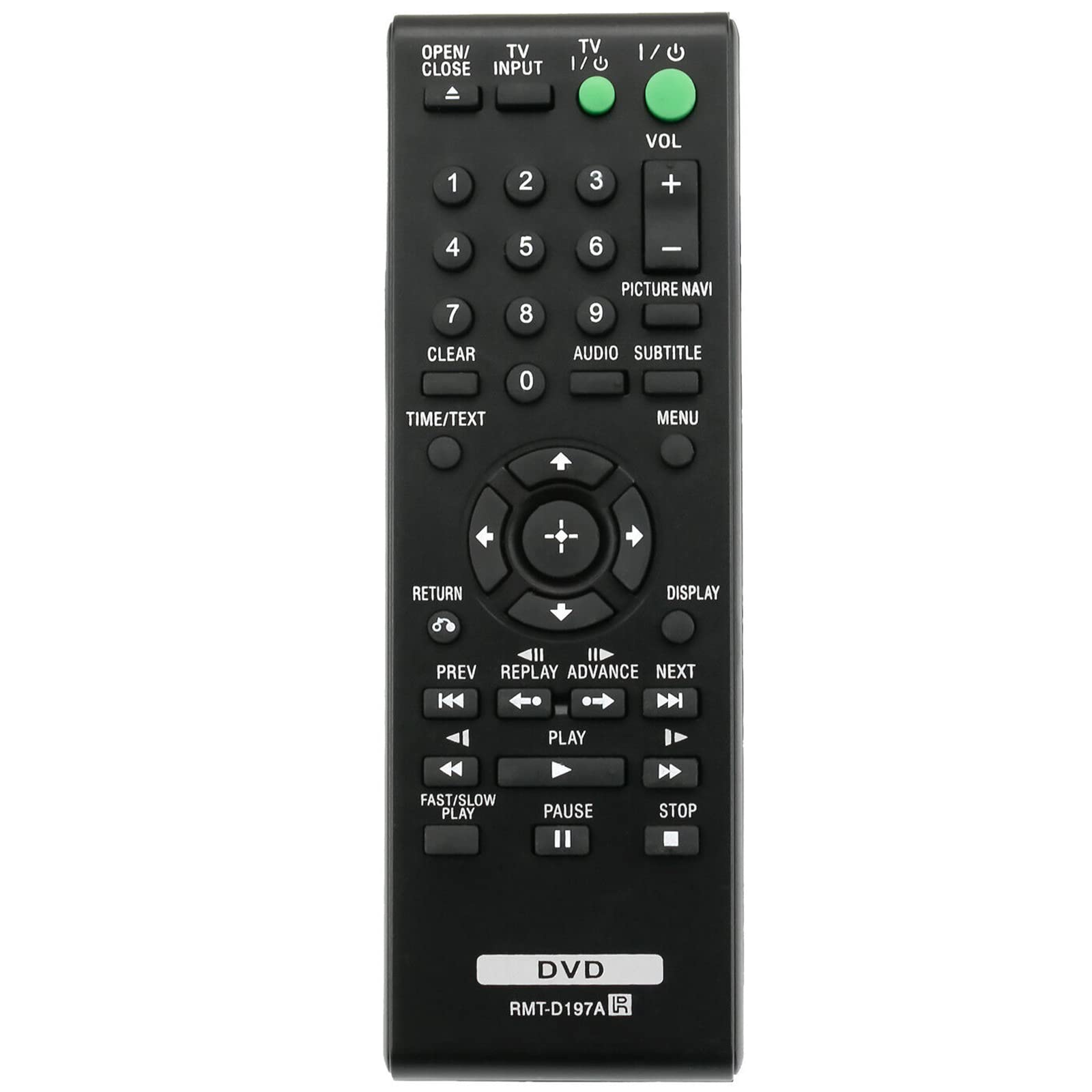 AULCMEET RMT-D197A Replaced Remote Control Work for Sony CD DVD Player DVP-SR510 DVP-SR210 DVP-SR500H DVP-SR500WM DVP-SR100 DVP-SR120 DVP-SR405P DVP-SR510H DVP-SR750HP DVPSR100 DVP-SR201P