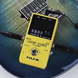 NUX Loop Core Stereo Guitar Looper Pedal, 6 hours