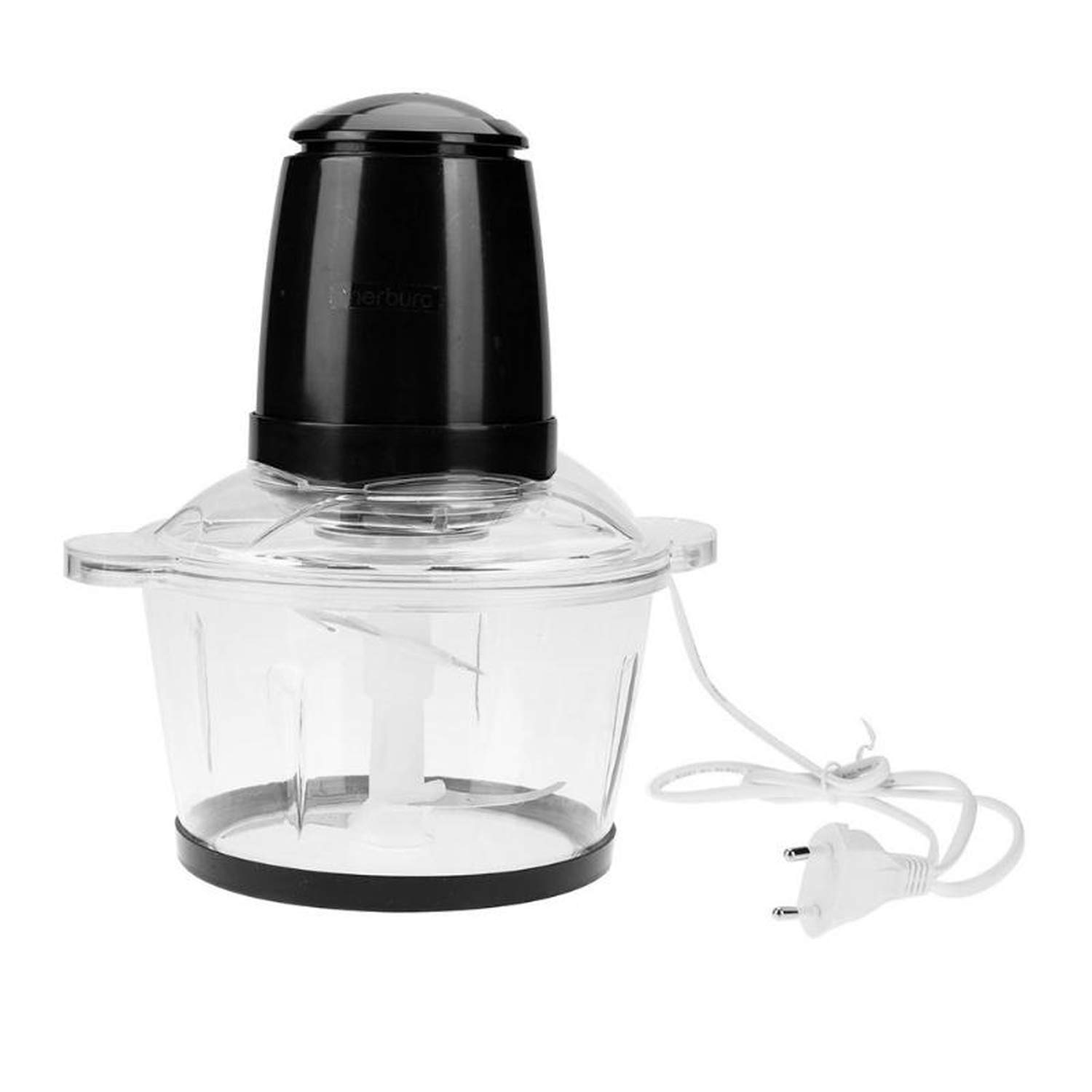 2L Blender Food Processor Meat Grinder Stand Food Mixer Electric Kitchen Mixers Sausage Maker Fruit Blender with Blade,Black,EU Plug