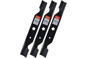 WaanGar 3 Pack Z254F 54 inch High Lift Blades for Hus qvarna Z254 MZ54 RZ5424 RZ5426 YTH26V54 YTH2454 YTH24V54 LGT2654 LGT255
